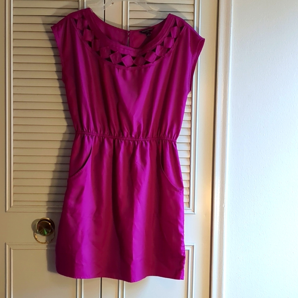 Banana Republic pink jewel tone short dress, 8P